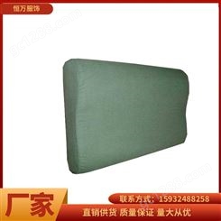 恒万服饰 军训学生学校 军绿色硬质棉枕头 生产，工厂批发