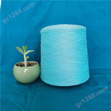 麻灰纱32s针织机织纯棉包芯纱常年供应 色牢度高