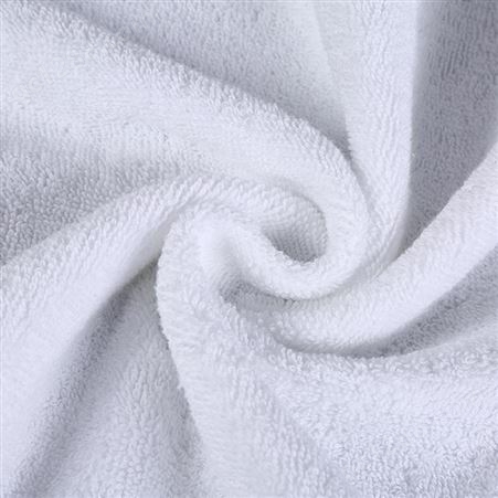 酒店宾馆纯棉毛巾 白方巾 浴巾三件套件套装 可订制logo